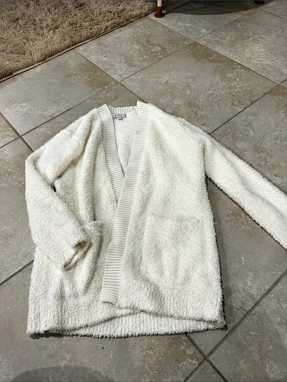 Barefoot Dreams CozyChic Lite Circle Cardigan White